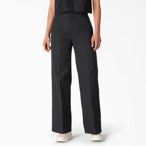 NWOT Dickie’s Regular Fit Wide Leg Work Pants size 0 in Stonewashed Black